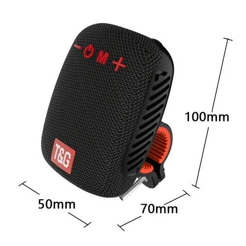 Бездротовий Bluetooth-динамік для велосипеда TG392 з радіо та гучним зв'язком, IPX5, синій | Зображення 3