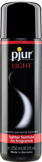 Силіконова змазка pjur Light 250 мл найрідкіша, 2в1 для сексу та масажу Sex Aura