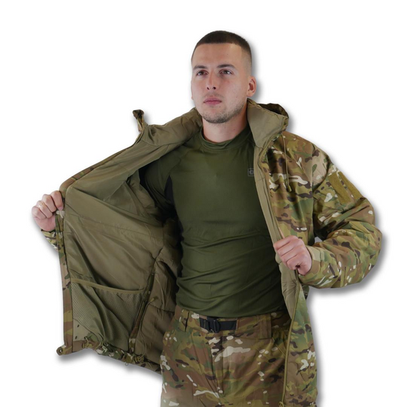 Тактичний комлект зимового костюму (куртка+штани) LVL 7 Мультикам S | Зображення 5