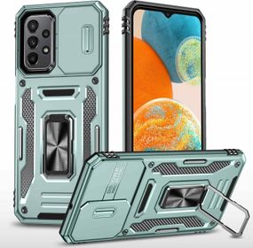 Ударопрочный чехол Camshield Army Ring для Samsung Galaxy A23 4G Зеленый / Light Green