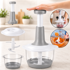 Ручний подрібнювач food processor / Механічний блендер для продуктів / Ручний занурювальний блендер 1.5л