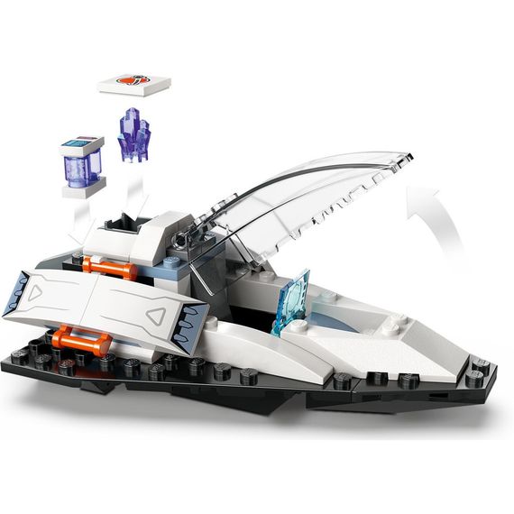 Конструктор LEGO City Космічний корабель і дослідження астероїда 126 деталей (60429) | Зображення 3