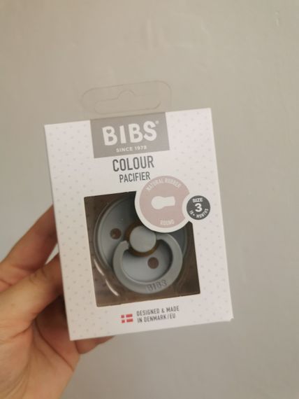 Соска пустушка Bibs Colour round 18+ міс Cloud кругла | Зображення 1