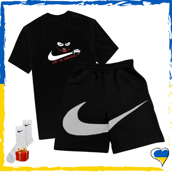 Комплект шорти Nike Big Swoosh та футболки 2шт Nike. Комплект Найк Біг Свуш XS | Зображення 3