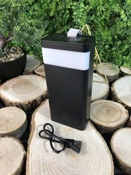 Power Bank Awei J86A 100000mAh чорний • Повербанк Awei J86A 100000mAh 22.5W зі швидким заряджанням PD/QC і LED-дисплеєм | Зображення 2