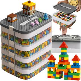 Контейнер для зберігання конструктора — 4 рівнівий Kruzzel 25758