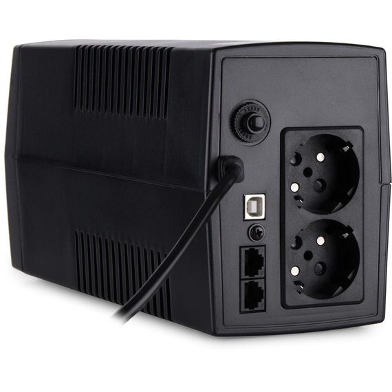 Пристрій безперебійного живлення Vinga LCD 800VA plastic case with USB (VPC-800PU) | Зображення 4