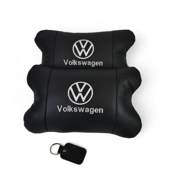 Подушки на подголовник в машину Volkswagen, Автоподушка для шеи на подголовники, LY-597 Подарок автолюбителю | Зображення 2