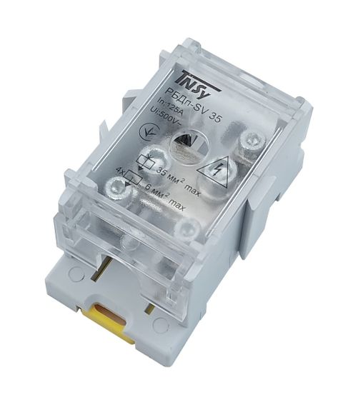 Распределительный блок на DIN-рейку РБДп-SV35 125/50А Ny95503706 | Зображення 1