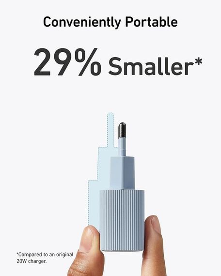 Мережевий зарядний пристрій Anker PowerPort 511 Nano IV - 30W USB-C White | Зображення 4