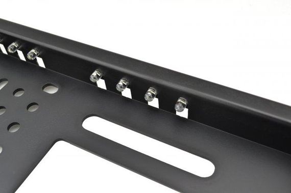 Камера заднього виду в номерній рамці з 4 LED підсвічуванням Black | Зображення 5