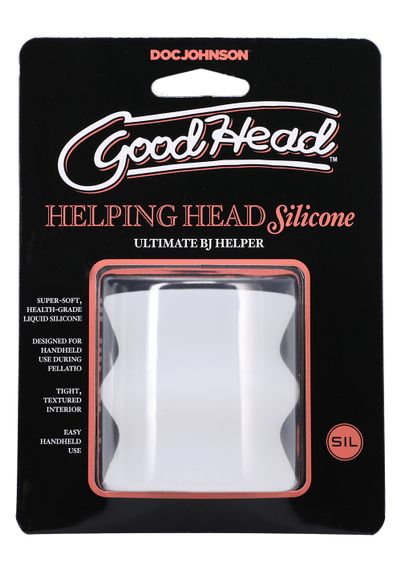Мастурбатор Doc Johnson GoodHead - Helping Head Silicone | Зображення 3