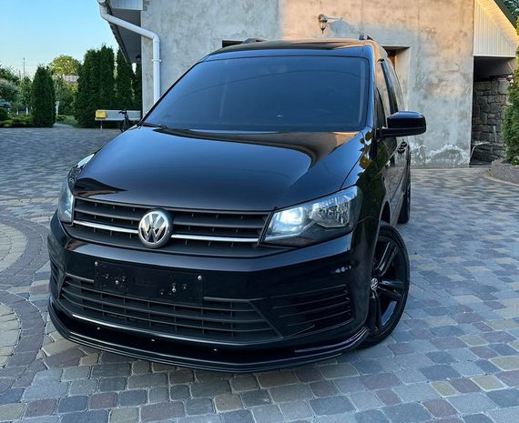Передня лип накладка (ABS) для Volkswagen Caddy 2015-2020 рр | Зображення 1