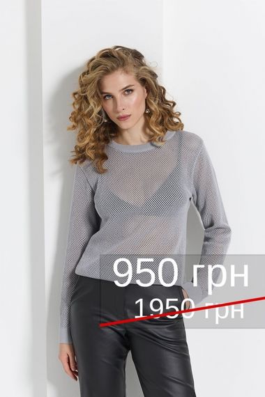 Джемпер ажур 2544 | Зображення 8