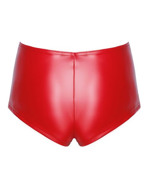 Шорти Noir Handmade F356 Red powerwetlook shorts - 3XL | Зображення 6