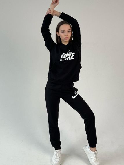 Жіночий спортивний костюм Nike чорний | Зображення 4