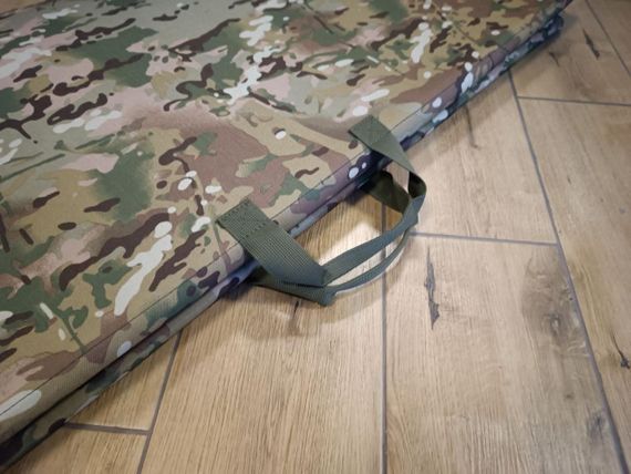 Мат килимок стрілецький тактичний Великий 220*1200 см Мультикам з 4 секцій зложується | Зображення 2