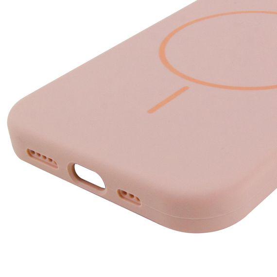 Чохол Silk Full Protective (AA) NO LOGO with Magnetic Fit для Apple iPhone 14 (6.1") Рожевий / Pink Sand | Зображення 4