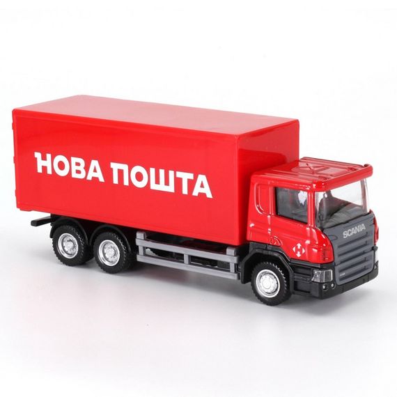 Автомодель дитяча Scania "Нова Пошта" TechnoDrive 250414U, масштаб 1:64 | Зображення 2