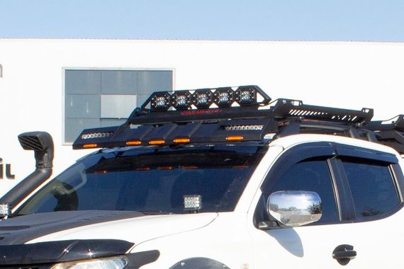 Козирок лобового скла (LED) для Ford Ranger 2011-2024 рр