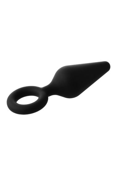 Анальна пробка чорна Dreamtoys FANTASSTIC з кільцем, Medium sexstyle | Зображення 7