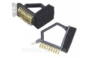 Щітка для чищення барбекю CD-15A із пластиковою ручкою