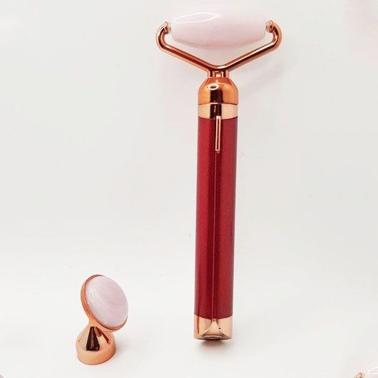 Массажер ролик электрический для лица Facial Roller Massager. NA-390 Цвет: красный | Зображення 1