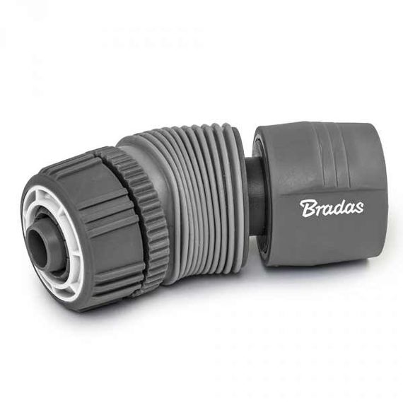 Конектор Bradas WHITE LINE SOFT STOP з регулюванням кута вигину 1/2" WL-S2142