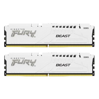 Модуль памяти для компьютера DDR5 64GB (2x32GB) 6400 MHz Beast White EXPO Kingston Fury (ex.HyperX)
