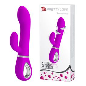 Вібратор кролик Pretty Love Ternence, фіолетовий Sex Aura