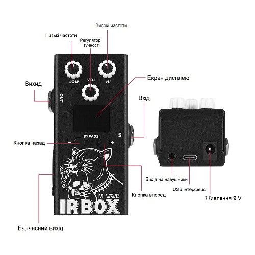 Эмулятор гитарных кабинетов IR Box от M VAVE | Зображення 5