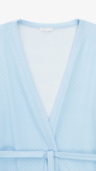 Халат жіночий Nicoletta 83685 M Блакитний shop (2000999543753) | Зображення 1