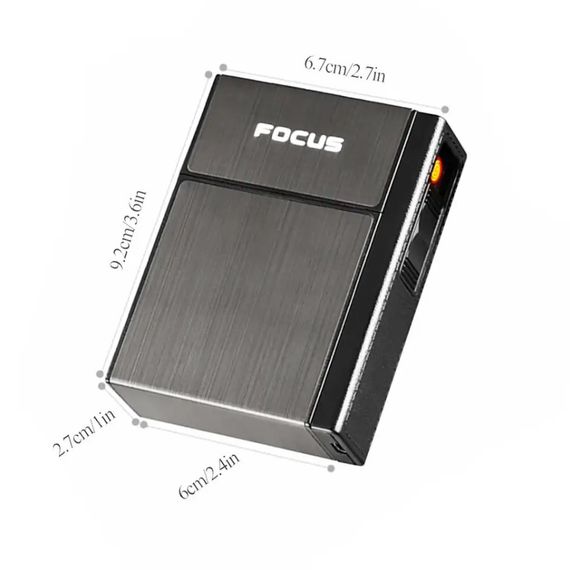 Портсигар Focus З Запальничкою Для Пачки Цигарок ПА-5 | Зображення 3