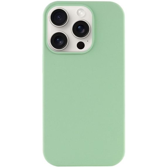 Чохол Silicone Case Full Protective (AA) NO LOGO для Apple iPhone 16 Pro Max (6.9") Зелений / Pistachio