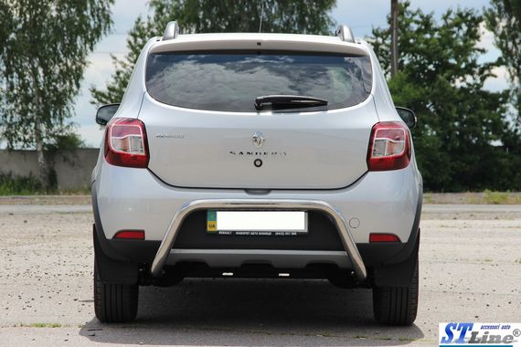 Задня дуга AK007 (нерж) для Dacia Sandero 2013-2020 рр | Зображення 1