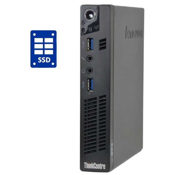 Неттоп Lenovo ThinkCentre M72e Tiny USFF / Intel Core i3-2120T (2 (4) ядра по 2.6 GHz) / 4 GB DDR3 / 128 GB SSD / Intel HD Graphics 2500 б/в