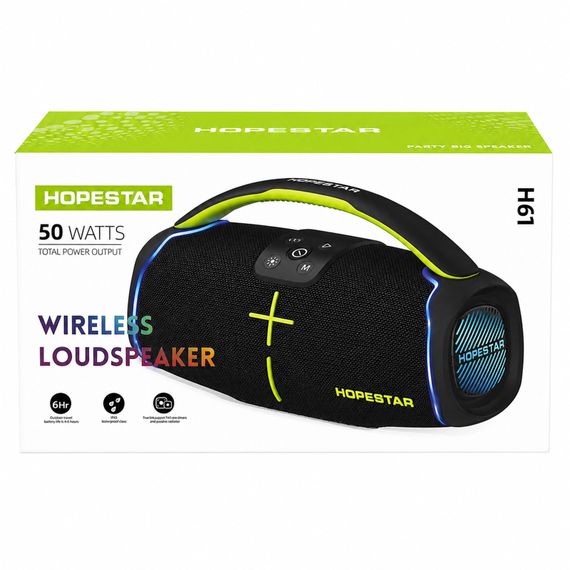 Bluetooth колонка Hopestar H61 50W Black | Зображення 2