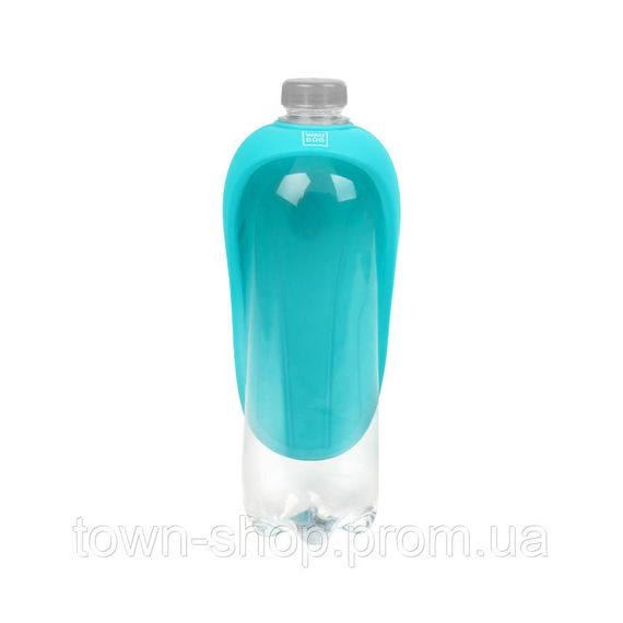 Поилка-насадка на бутылку WAUDOG Silicone, 165х90 мм голубой | Зображення 3
