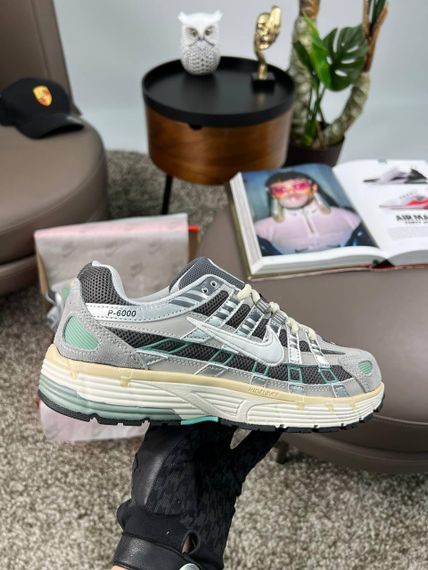 Кросівки  P-6000 W Grey Black Green , текстиль , В'єтнам 41 26 см