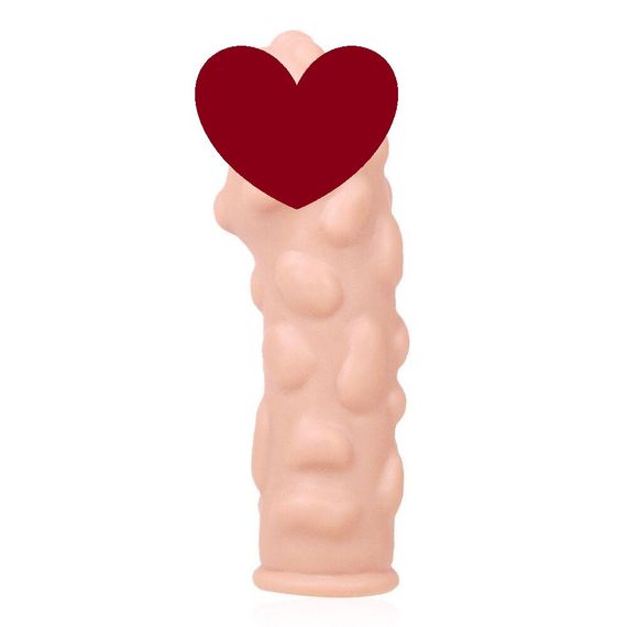 Насадка на член Kokos Extreme Sleeve ES.11 размер M, утолщающая, стимулирующий рельеф Sex Aura