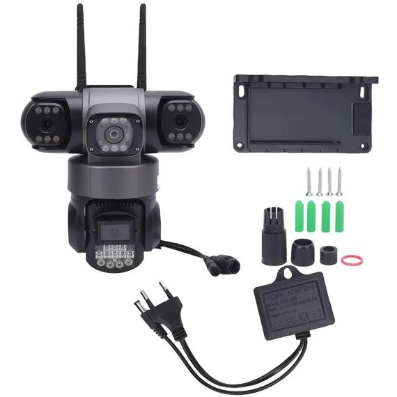 Камера на 3 лінзи з 4G зв'язком v380 V380 (46374-10053_1357) | Зображення 6