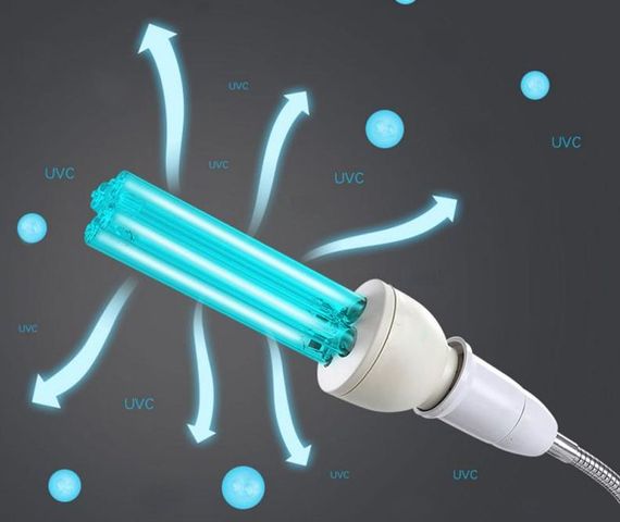 Лампа бактерицидная PL-Q Е27 15W UVC 220V | Зображення 2