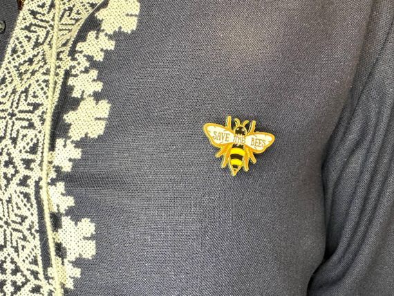 Значок "SAVE the BEES" - "Врятуйте Бджіл" | Зображення 4