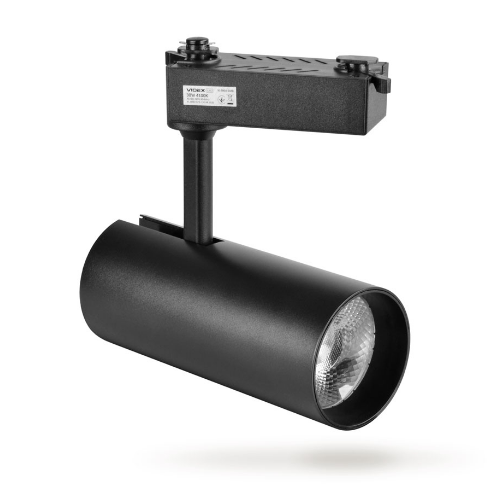 LED Світильник трековий 30W 4100К 220V чорний VL-TR04-304B Videx | Зображення 1