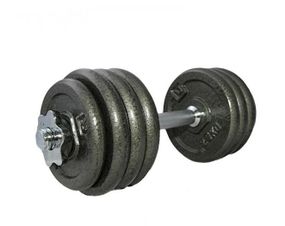 Гантель набірна LiveUP 20кг 1шт DUMBELL SET чорний Уні 2-20кг LS2311-20