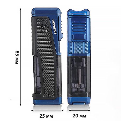 Сигарная Турбо Зажигалка На 4 Огня Honest Lighter | Зображення 1