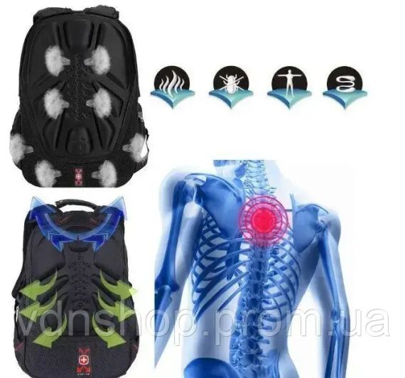 Рюкзак, швейцарский рюкзак, SwissGear 8810, туристический рюкзак, рюкзак для ноутбука | Зображення 3