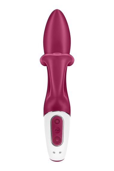 Вибратор кролик с тройным отростком Satisfyer Embrace me Berry, 2 мотора, диаметр 3,6 см Sex Aura | Зображення 4