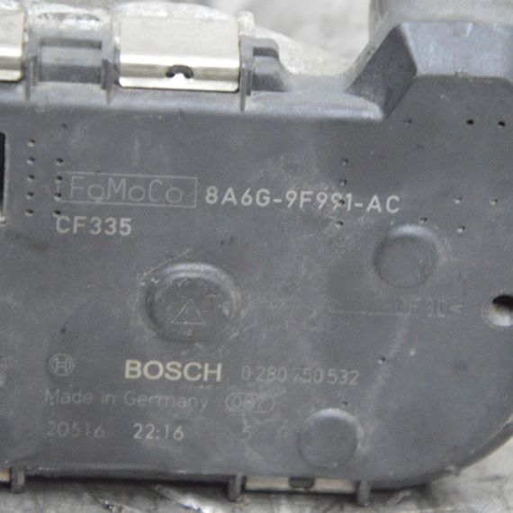 Дросельна заслінка Ford Focus II Fusion Fiesta VI 2002-2024 Дросельна заслінка Форд Фокус 2 8A6G9F991AC | Зображення 3