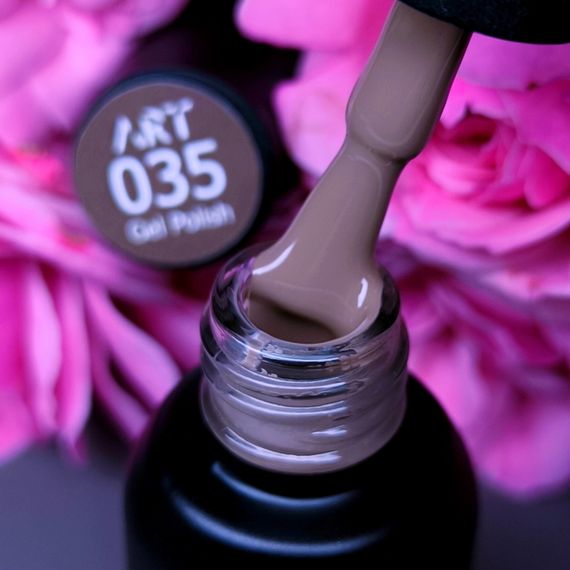 Гель-лак ART in detail 35 (теплий світло-коричневий) 6мл